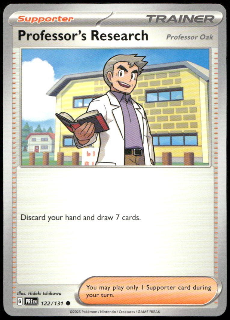 Professor’s Research [Professor Oak] Common SV: Prismatic Evolutions 122/131 NM