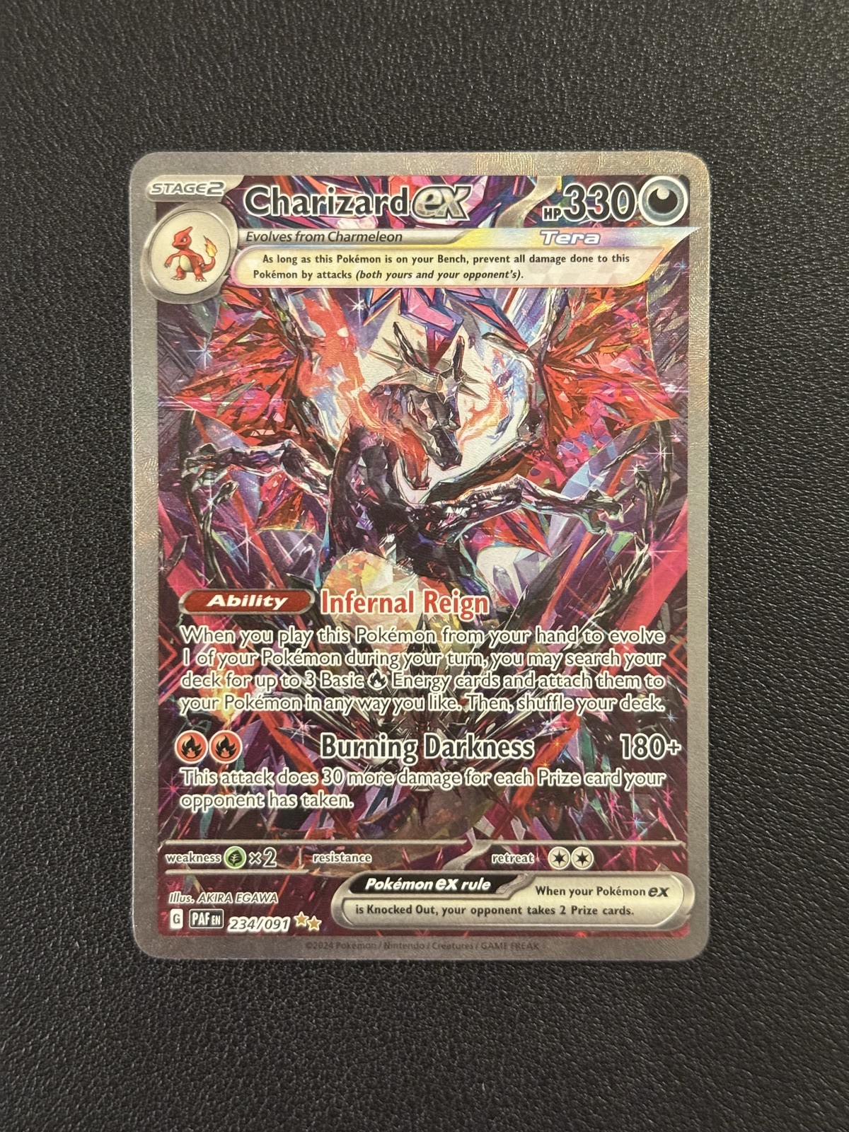 2024 Charizard ex 234/091 Paldean Fates