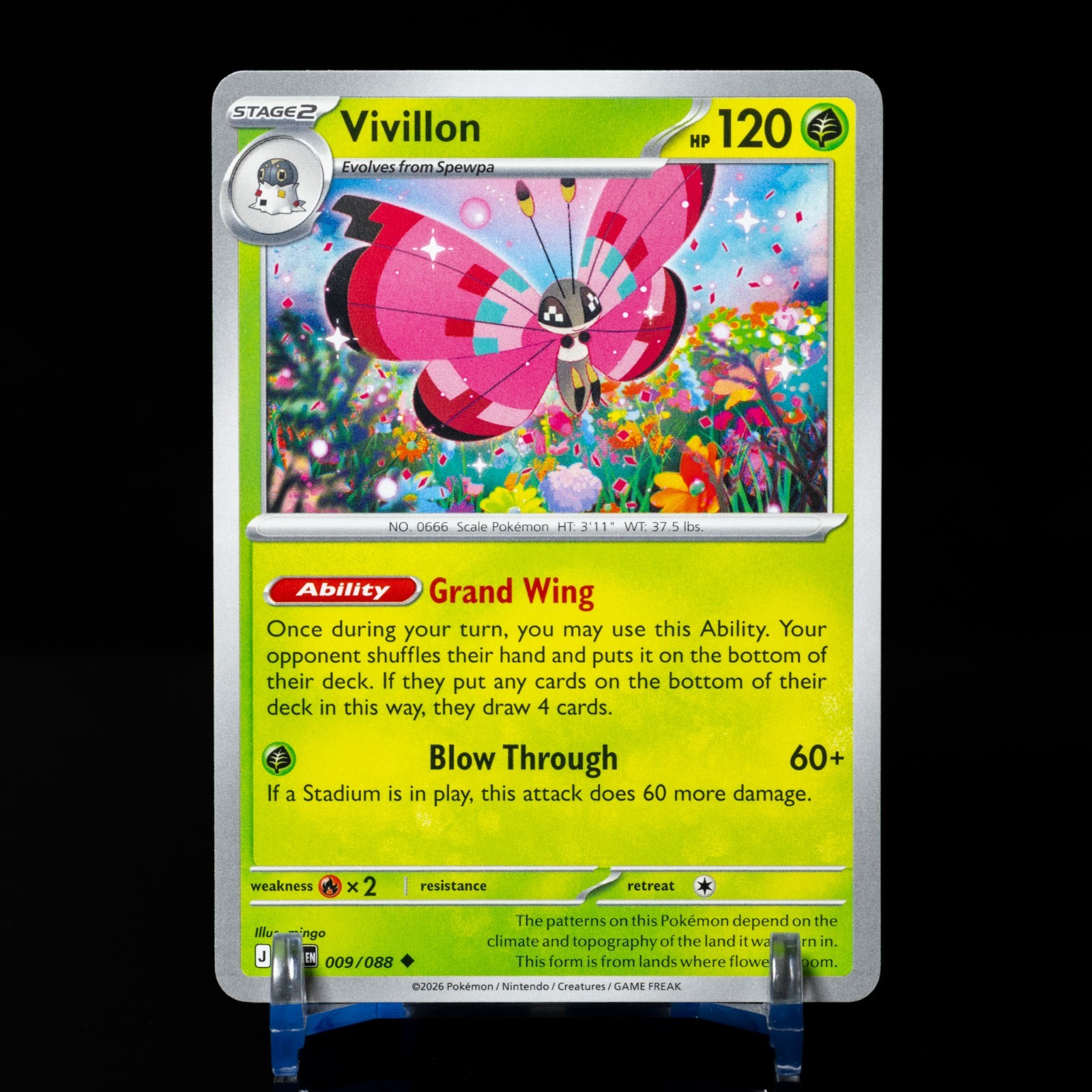 Vivillon 009/088 Perfect Order Pokémon TCG NM