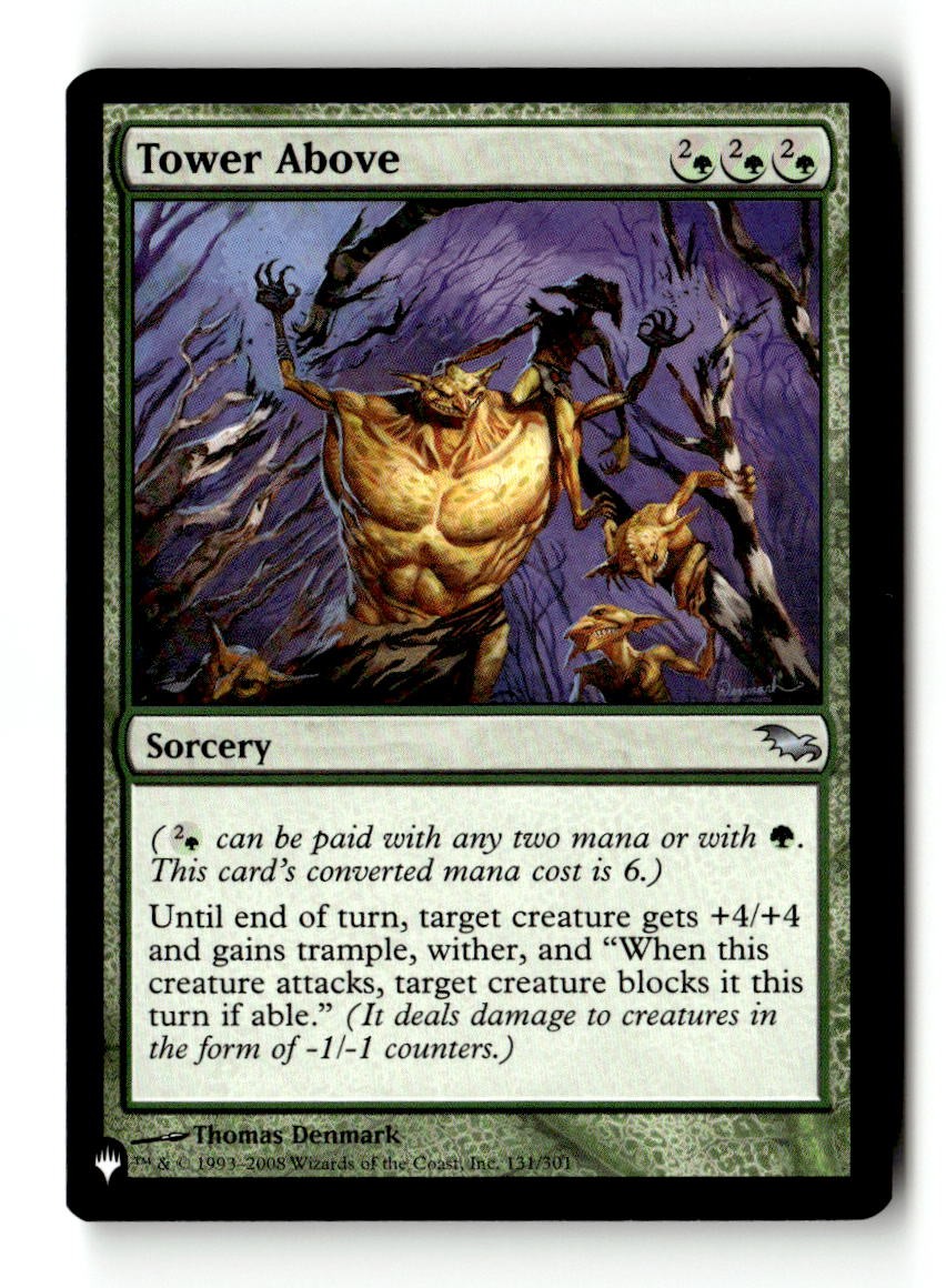 Tower Above 131/301 Uncommon The List Reprints Magic: The Gathering