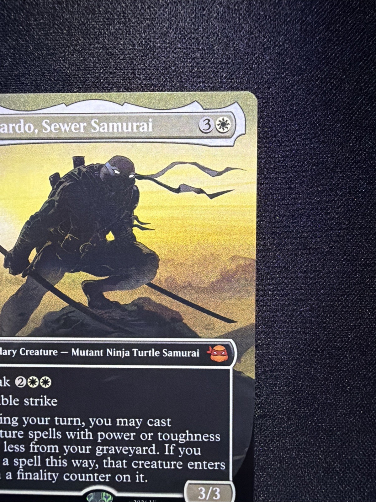 Leonardo, Sewer Samurai (Borderless) Teenage Mutant Ninja Turtles Regular
