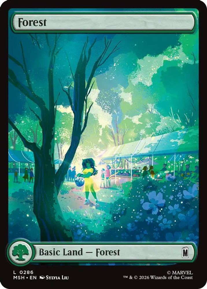 2026 Magic: The Gathering: MSH – Forest (0286) (#286, Land, Near Mint)