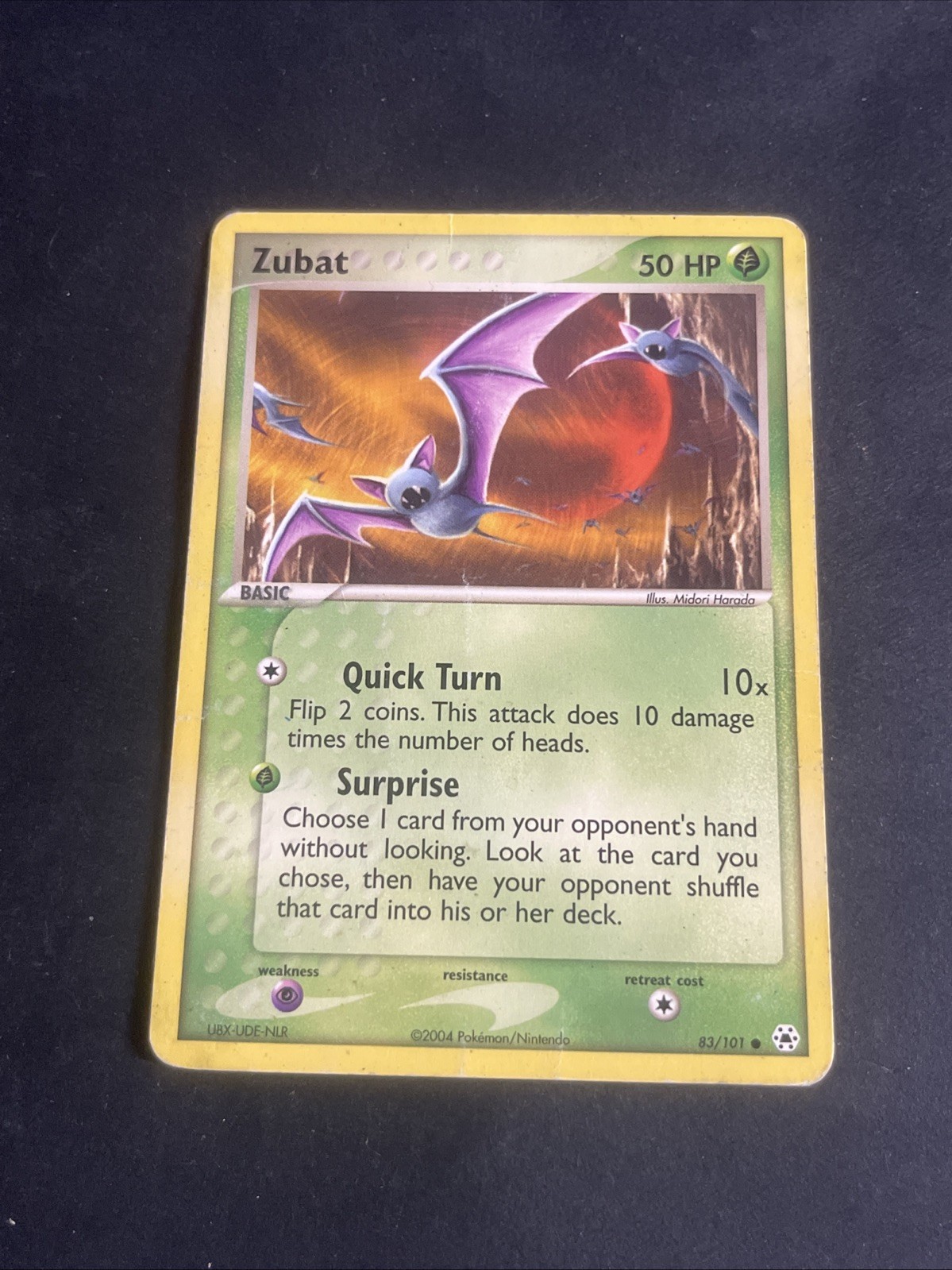 Zubat 83/101 Common Hidden Legends Pokemon