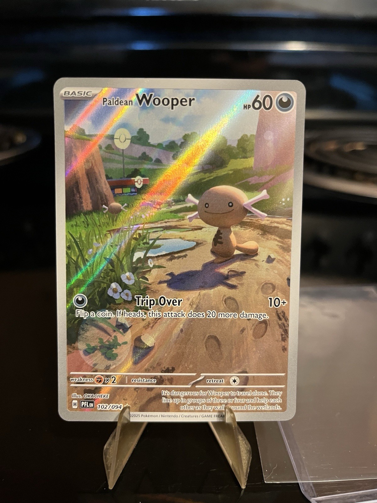 Pokemon – Paldean Wooper IR 102/094 – 2025 ME: PhantasmalFlames – NM