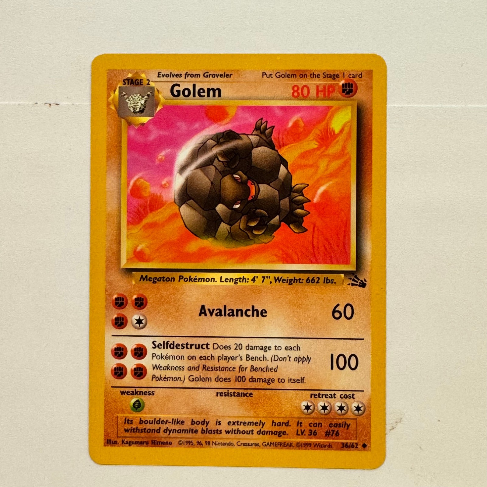 Golem – 36 – Unlimited – Ungraded – Near Mint