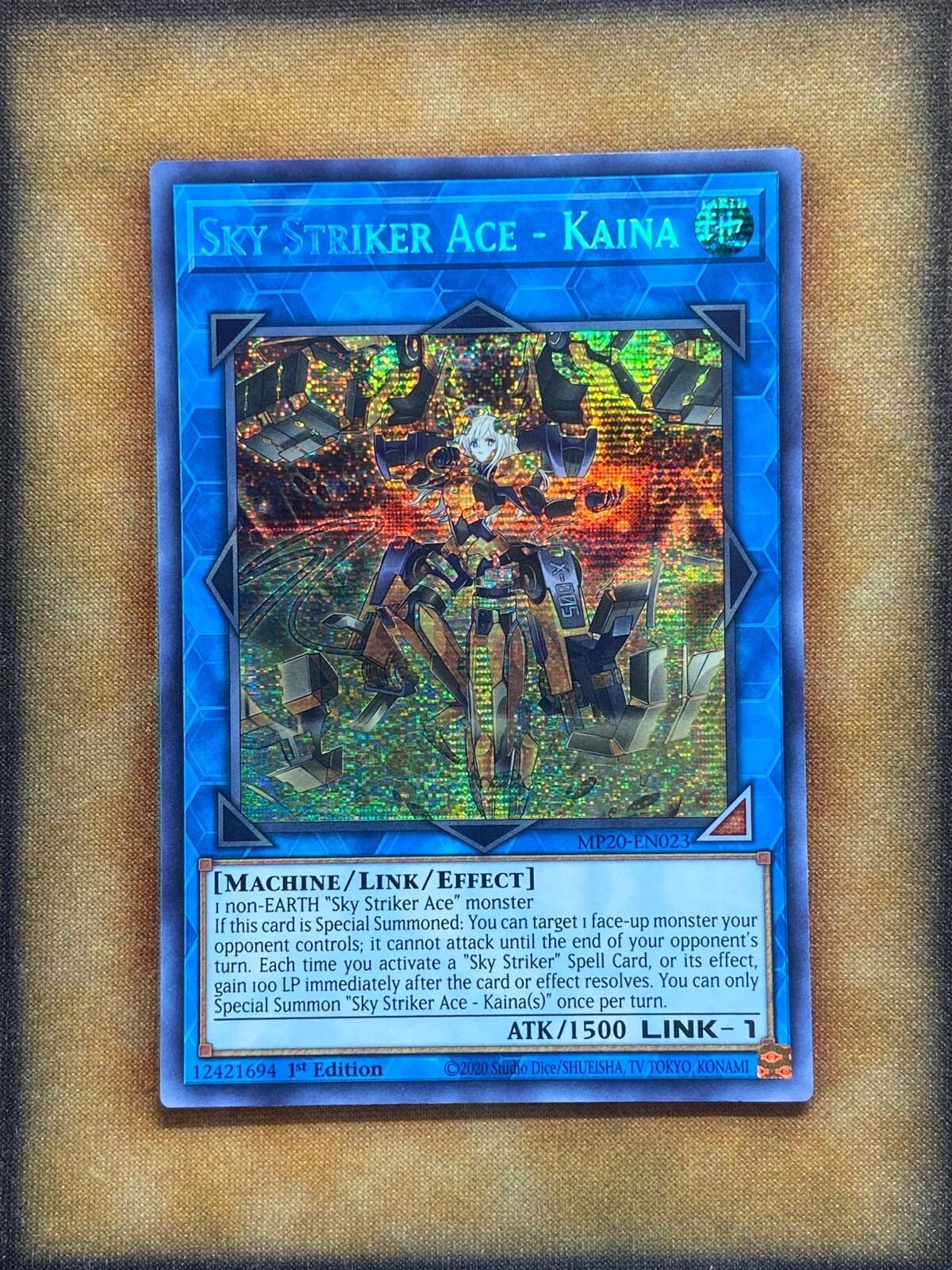 Yugioh Sky Striker Ace – Kaina MP20-EN023 Secret Rare 1st Ed NM
