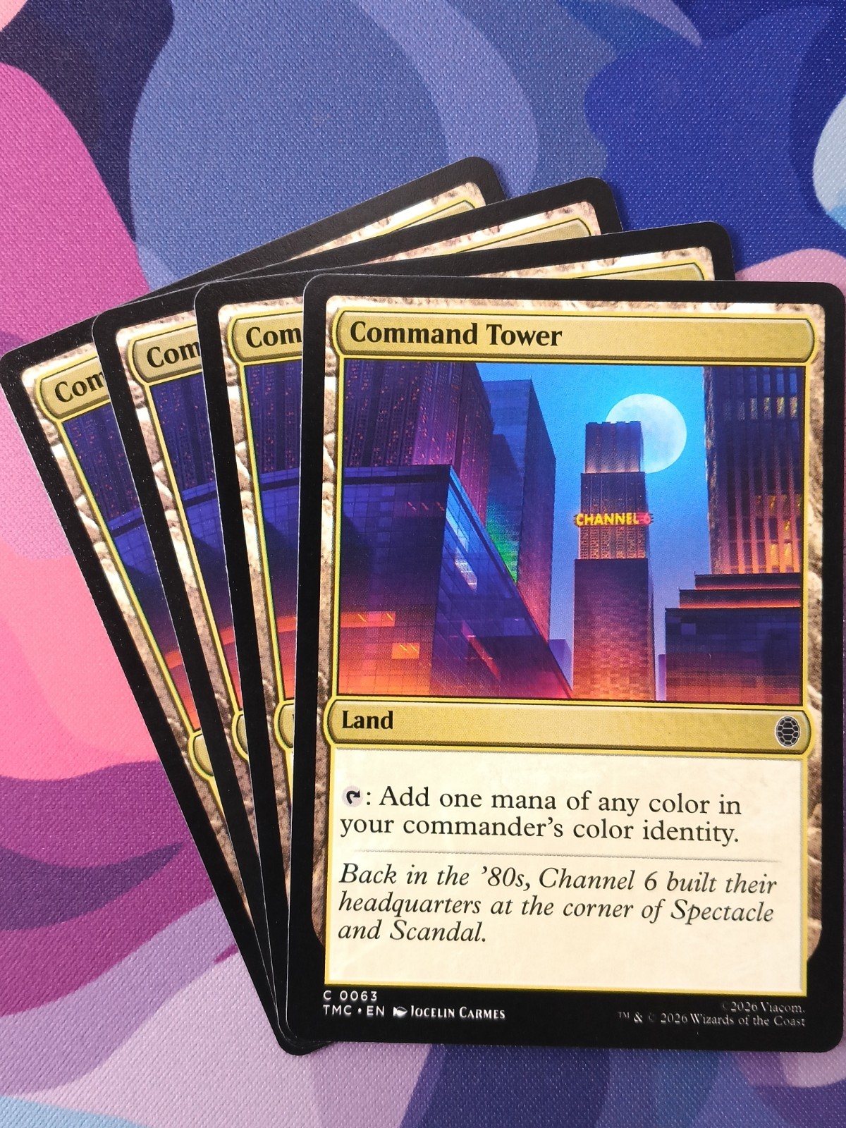 Command Tower x 4 | *% Off 2+ | TMNT | NM | MTG