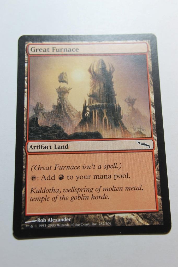 MTG Great Furnace x1- -Mirrodin-Lightly Played