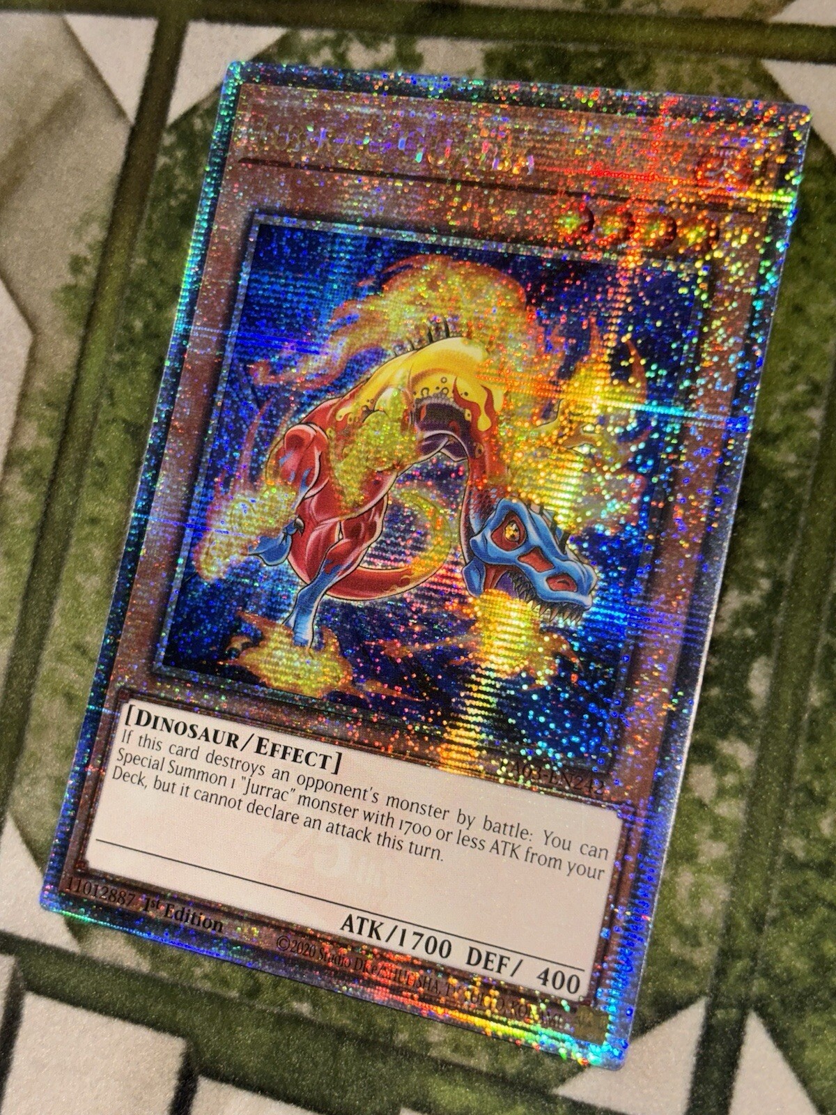 YuGiOh JURRAC GUAIBA Quarter Century Rare RA03-EN242