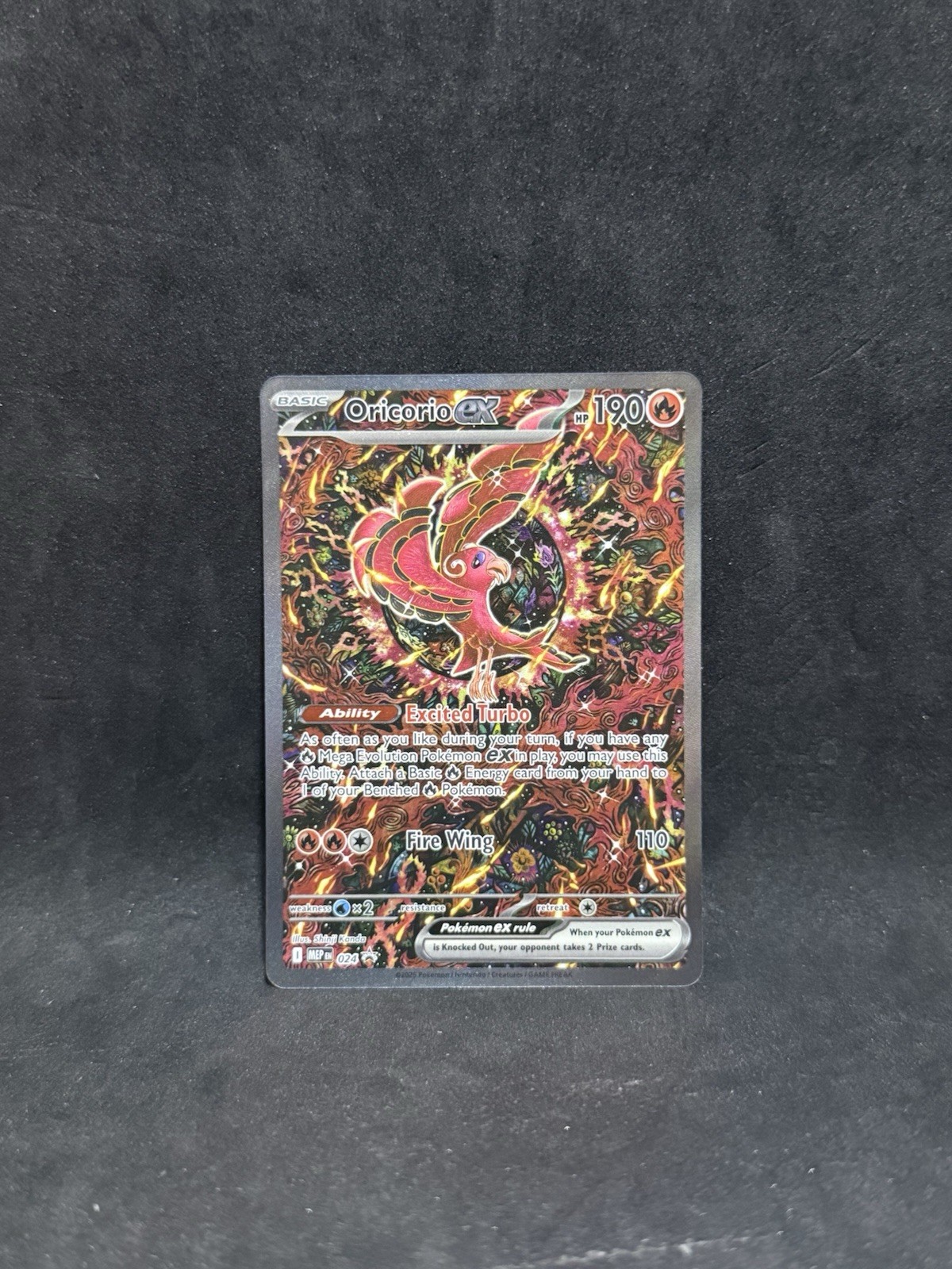 Oricorio ex 024 Me: Mega Evolution Promo Holo