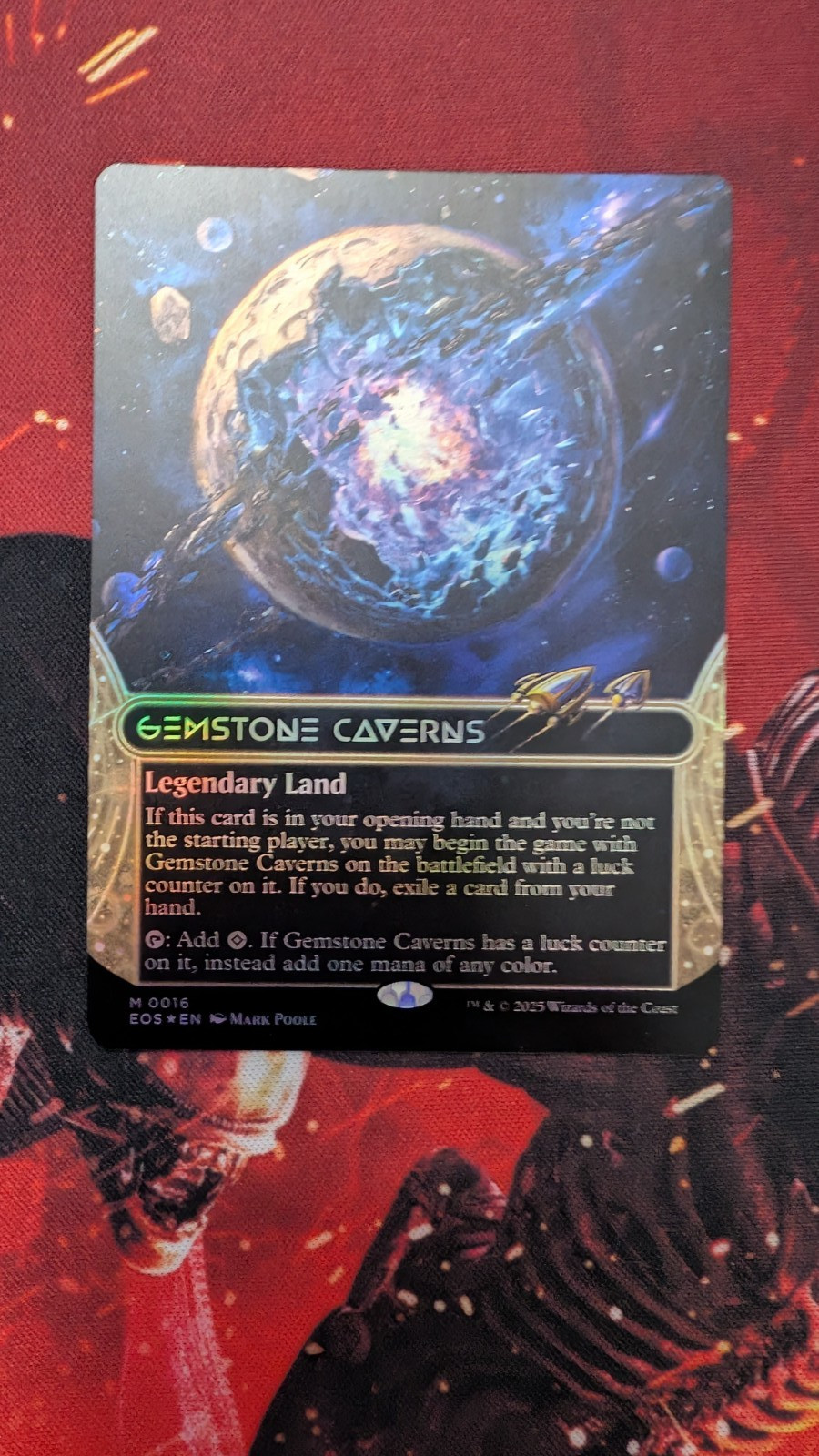 Gemstone Caverns (0016) (Borderless) – Near Mint MTG Stellar Sights FOIL