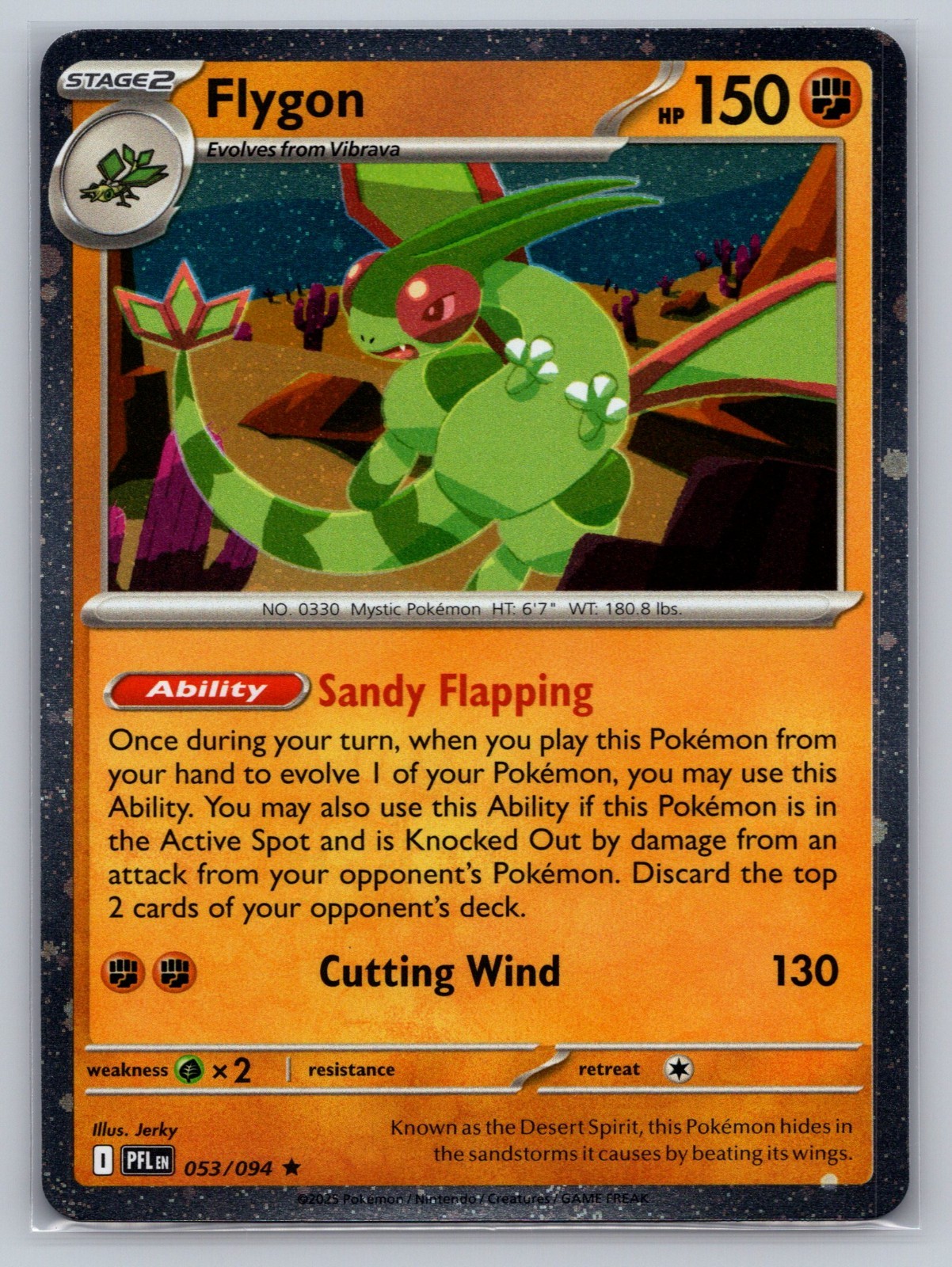 Phantasmal Flames Pokémon TCG Flygon Cosmo Holo