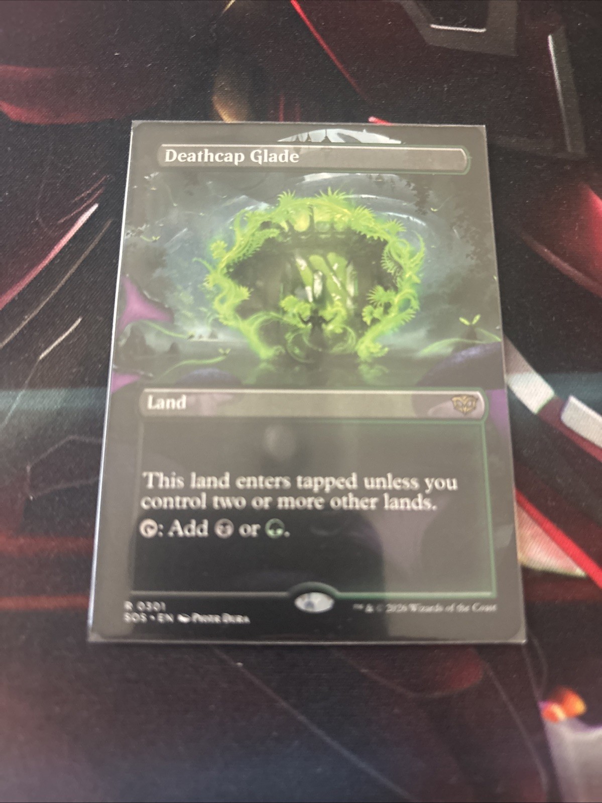 Mtg Deathcap Glade Borderless – Secrets of Strixhaven + Bonus Foils