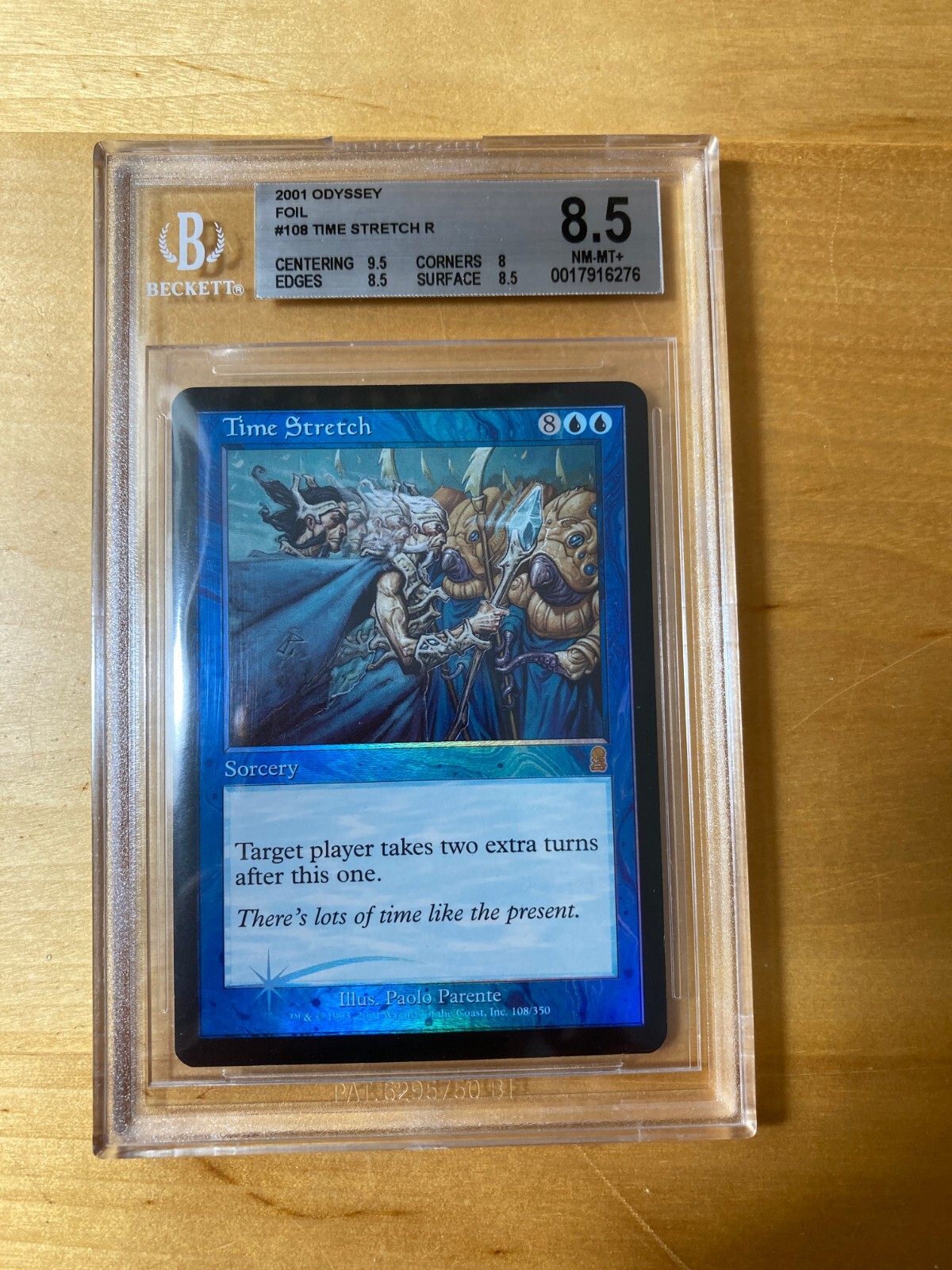 **FOIL* Time Stretch BGS 8.5 – Odyssey MTG Magic The Gathering PSA NM-MT+