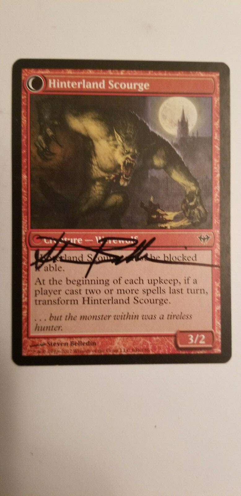 Hinterland Hermit/Hinterland Scourge Signed by Steven Belledin Magic MTG