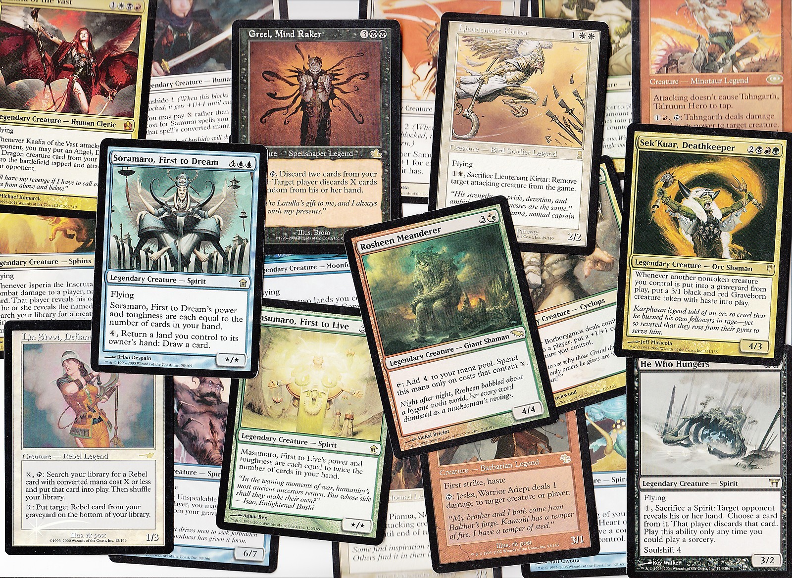 20 Different RARE Legendary Creature – Commander – EDH – Magic MTG FTG