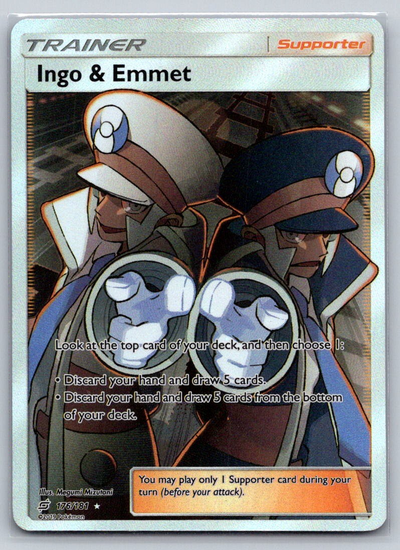 SM – Team Up #176/181 Ingo & Emmet (Full Art) Ultra Rare,Holo