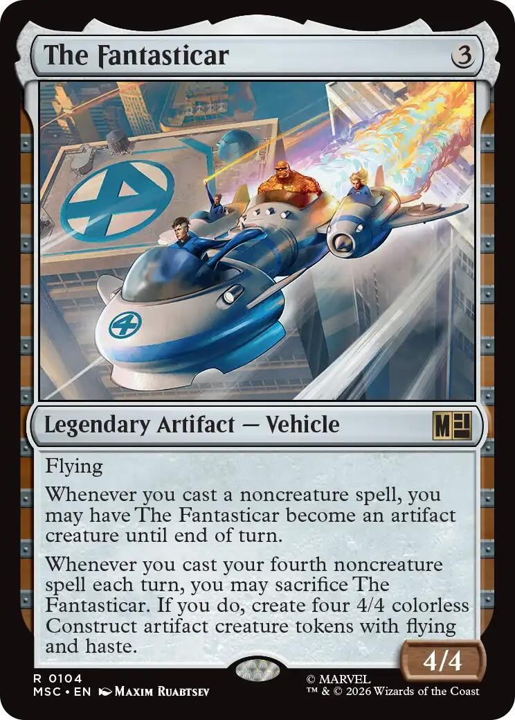 The Fantasticar 104 Rare