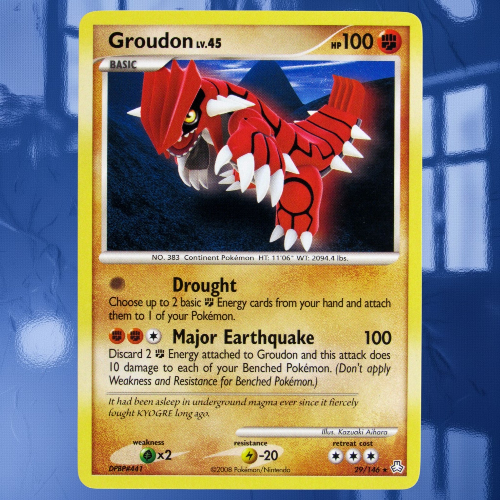 Pokemon Groudon #29/146 Legends Awakened Rare Non-Holo Card ☆NM-MINT☆ See Photos