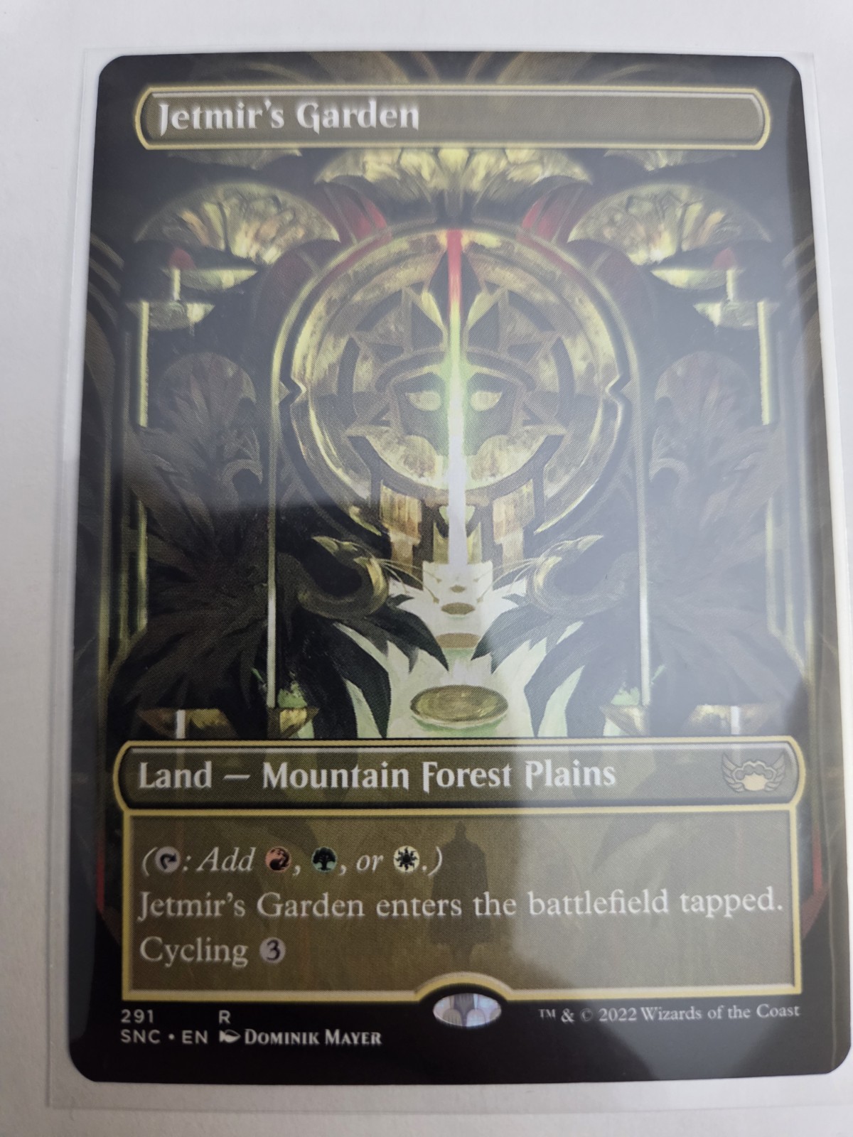 mtg, Jetmir’s Garden (Borderless) Streets of New Capenna Regular NM