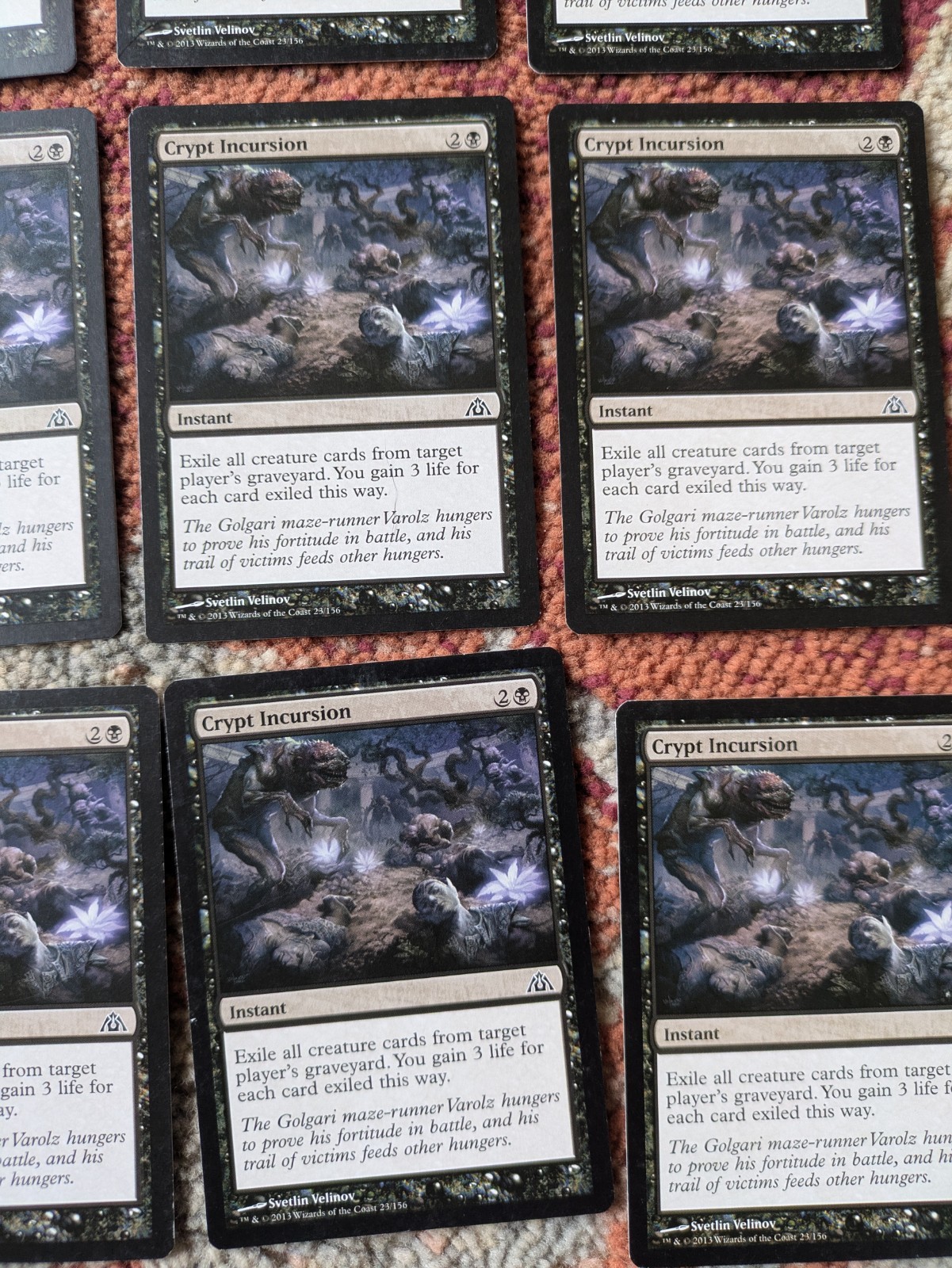 30x Crypt Incursion – DGM (Dragon’s Maze) #23 MTG Magic The Gathering Playset