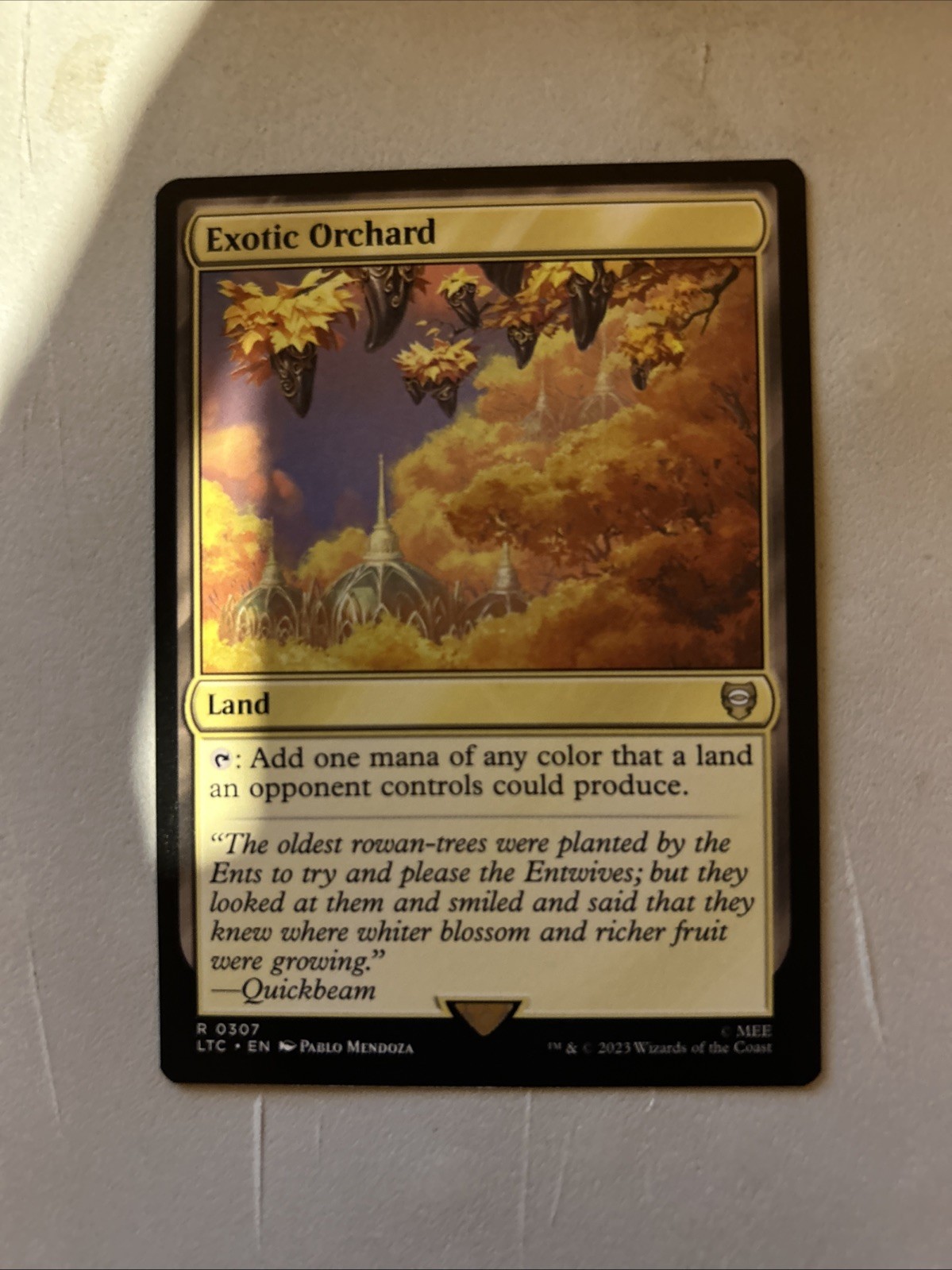 Exotic Orchard #307 (NM) Lord of the Rings LTC Magic MTG