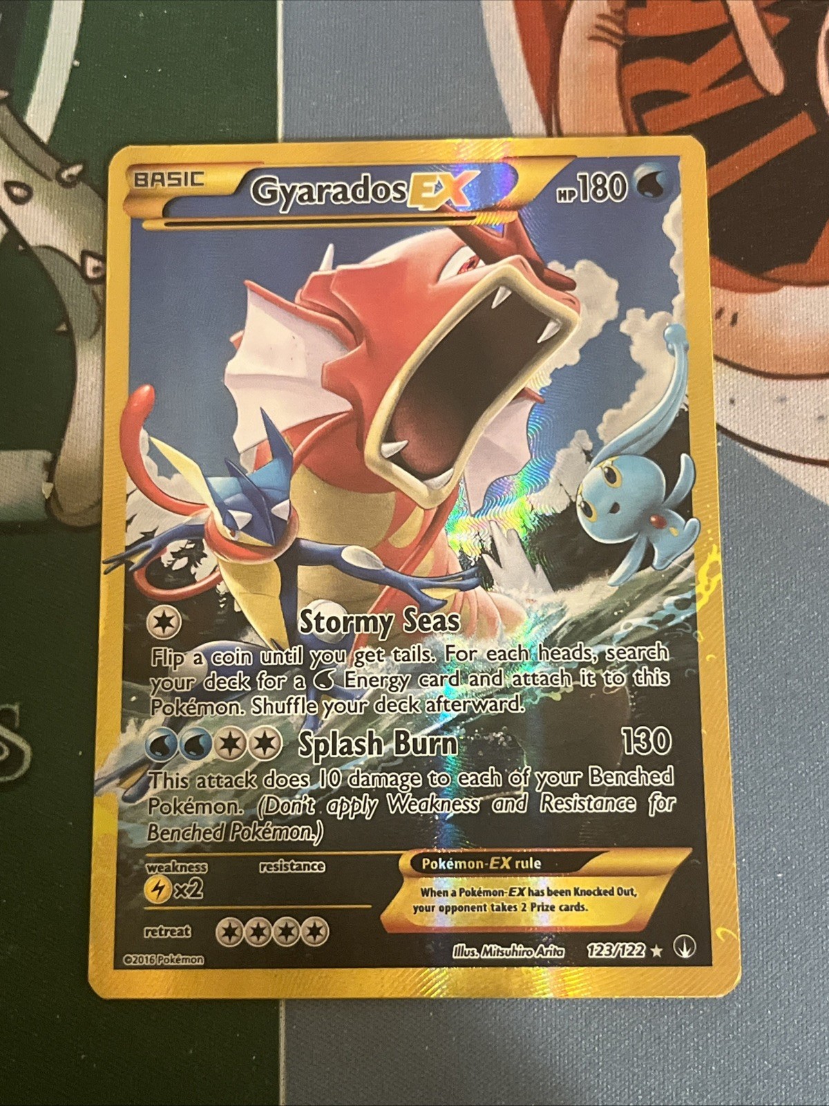 Pokémon Gyarados EX 123/122 Breakpoint Secret Rare MP