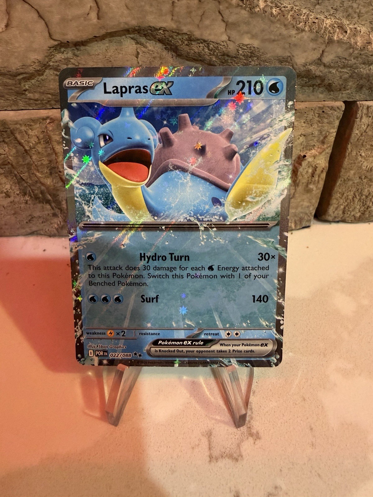 Lapras ex 022/088 Me03: Perfect Order Holo