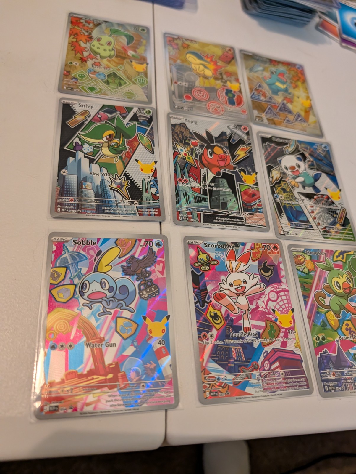 Pokemon TCG: First Partner Illustration Collection Series 2 Full Set (9 Cards)