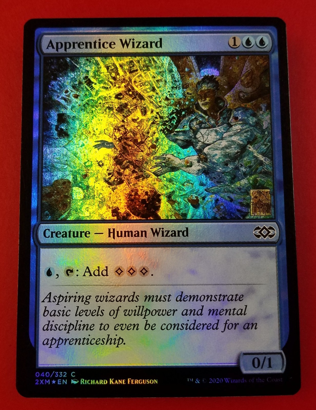 1x Apprentice Wizard | FOIL | Double Masters | MTG Magic Cards
