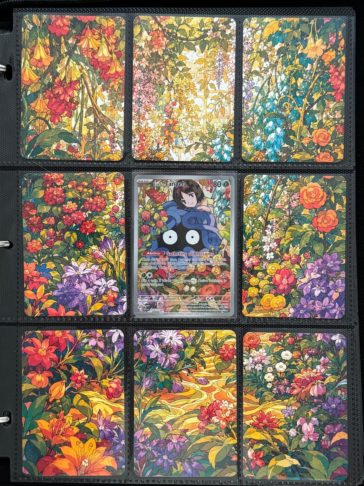 Pokémon Erika’s Tangela 218/217 Extended Art Binder Insert