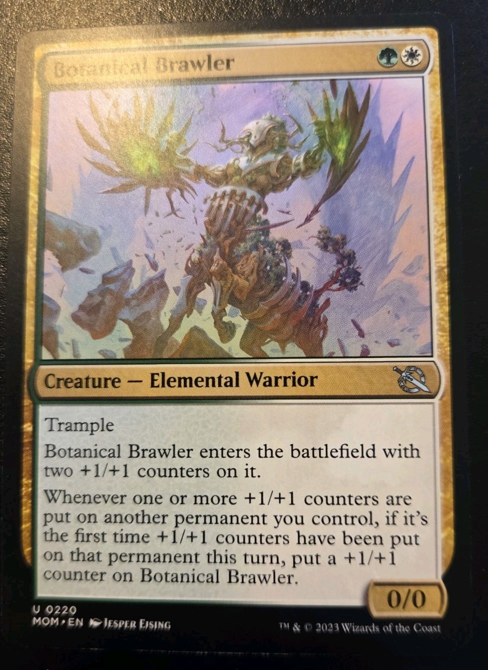 Botanical Brawler 0220 Uncommon March Of The Machine Magic: The Gathering