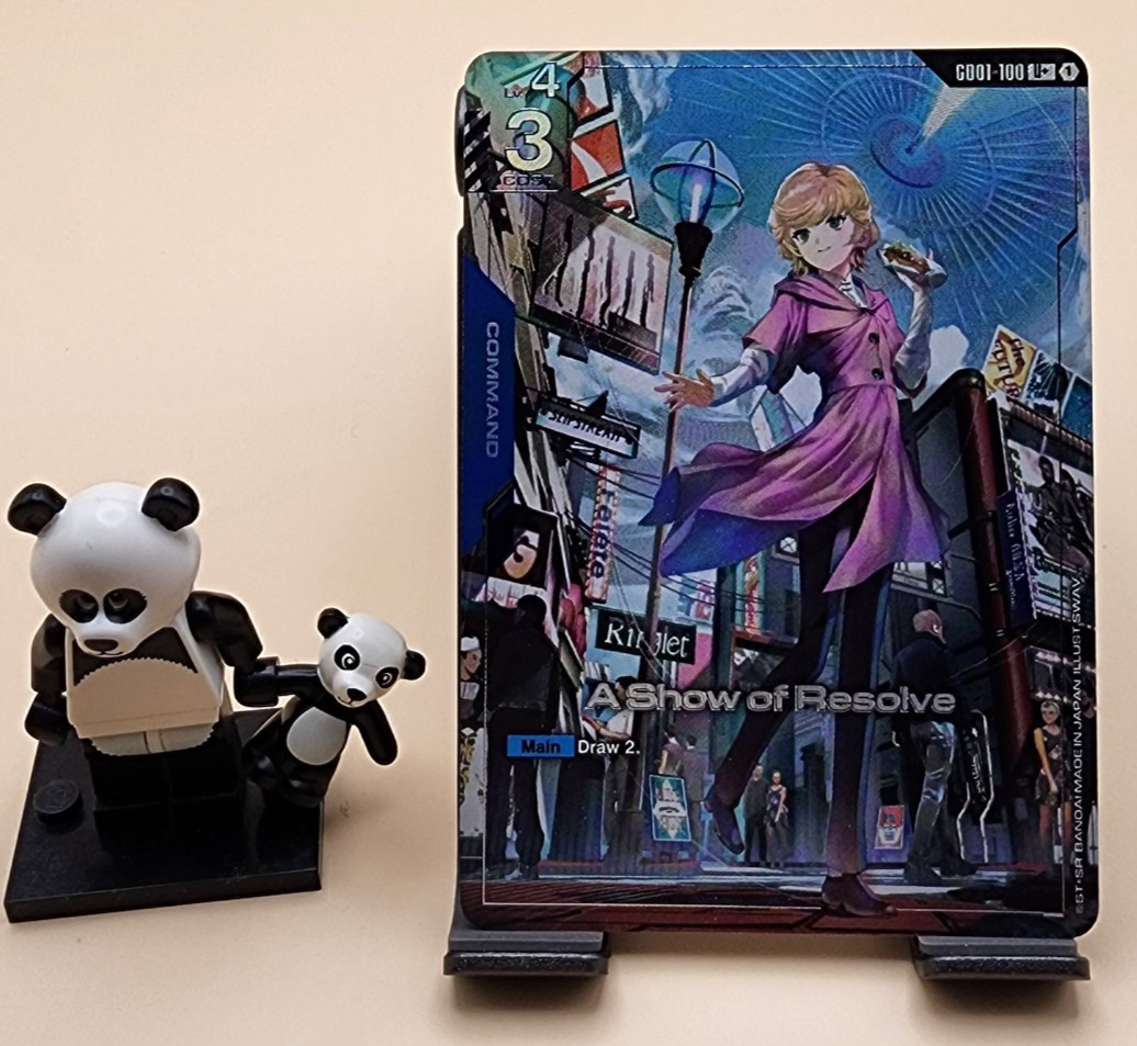 Gundam Card Game – GD01-100 – A Show of Resolve – U+ English