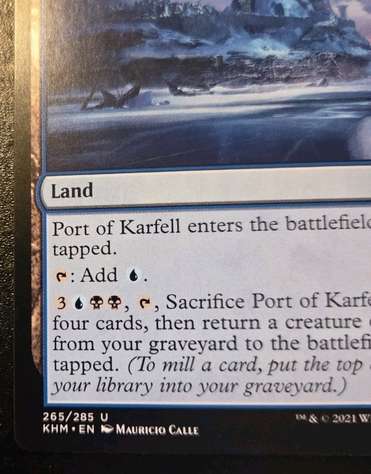 Port Of Karfell 265/285 Uncommon Kaldheim Magic: The Gathering