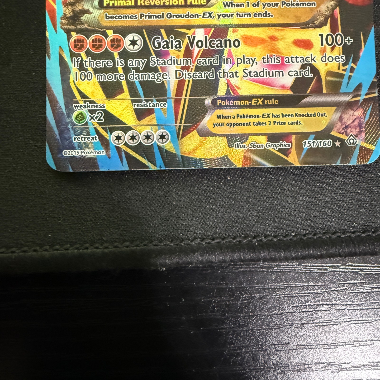 Primal Groudon EX Ultra Rare XY – Primal Clash 151/160 NM/LP+ Full Art