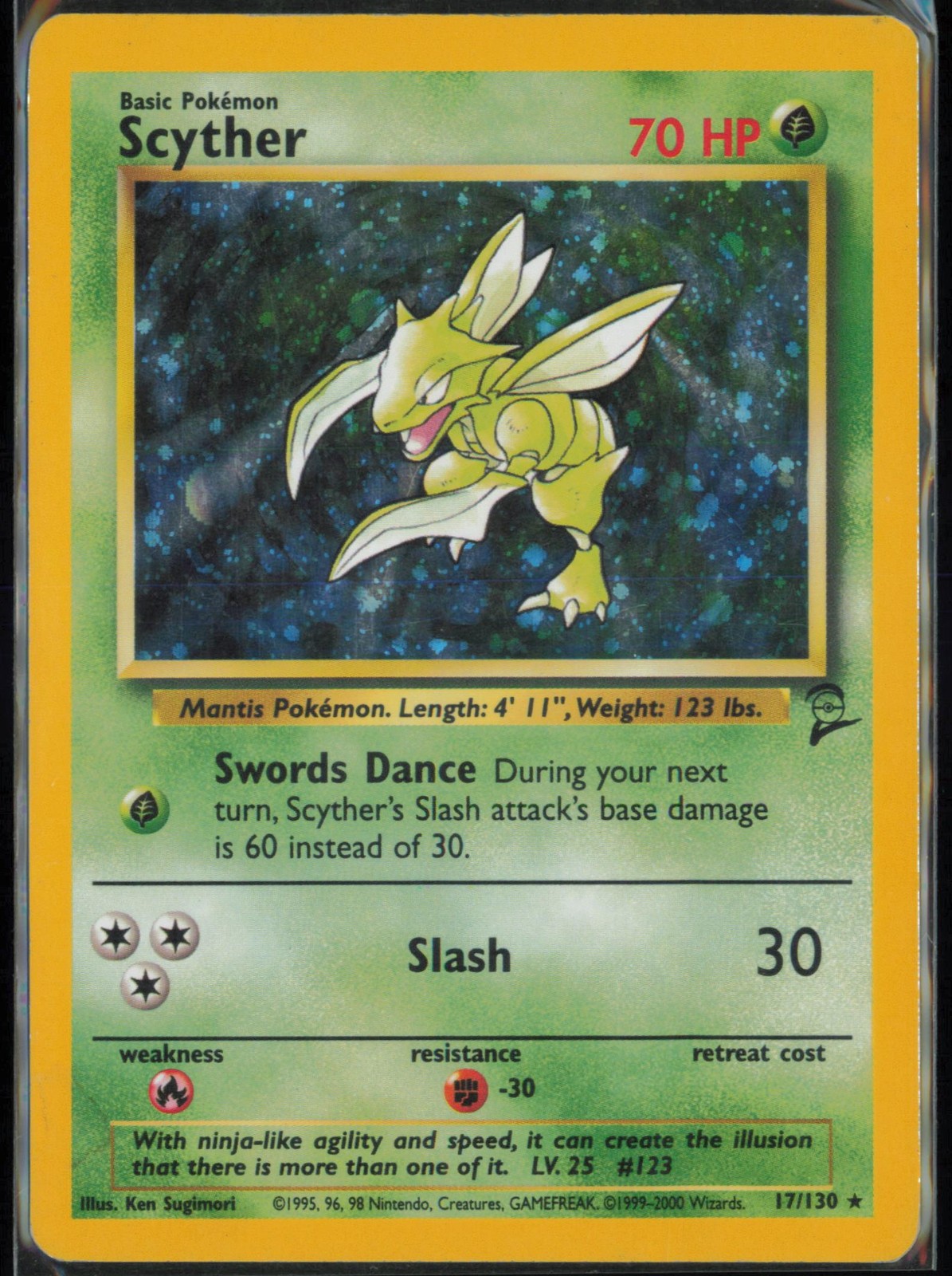 Base Set 2 #017/130 Scyther