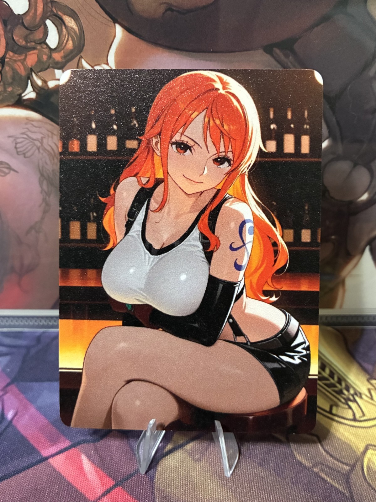 Matte Double Sided – Waifu Cosplay Nami OP 1-12 Cards – Pick Your Waifu Card!