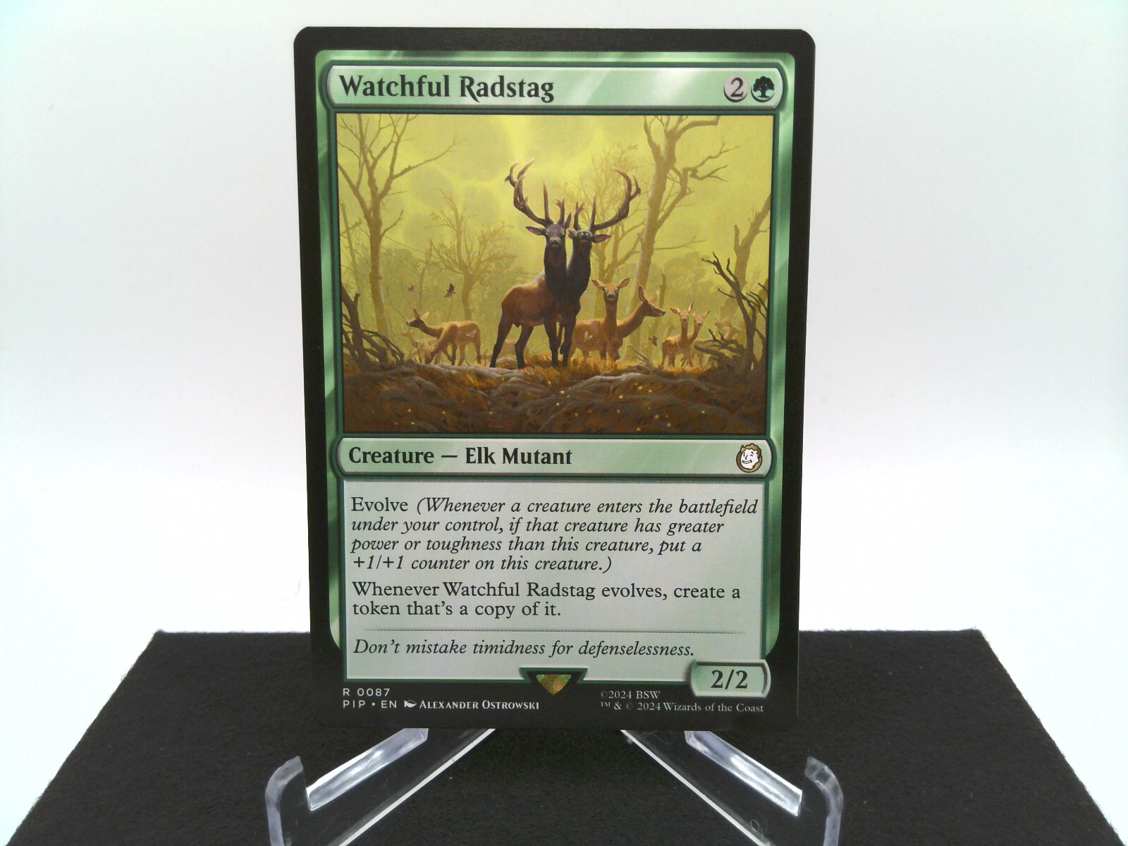 Watchful Radstag 0087 UB: Fallout PIP MTG Magic
