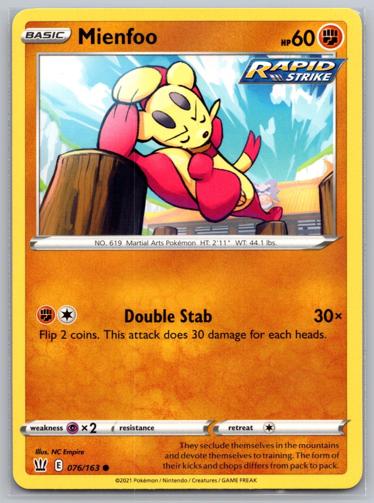 Mienfoo & Kubfu~Cameos & Hidden Pokemon Gallery~ Pokemon Cards~