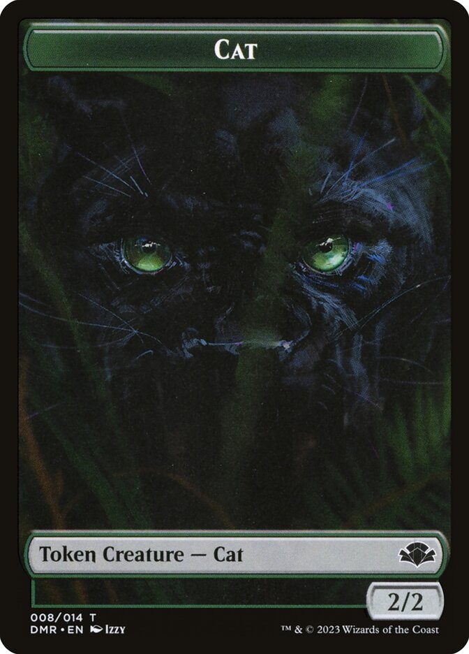 Cat Token (008) Dominaria Remastered DMR MTG Magic