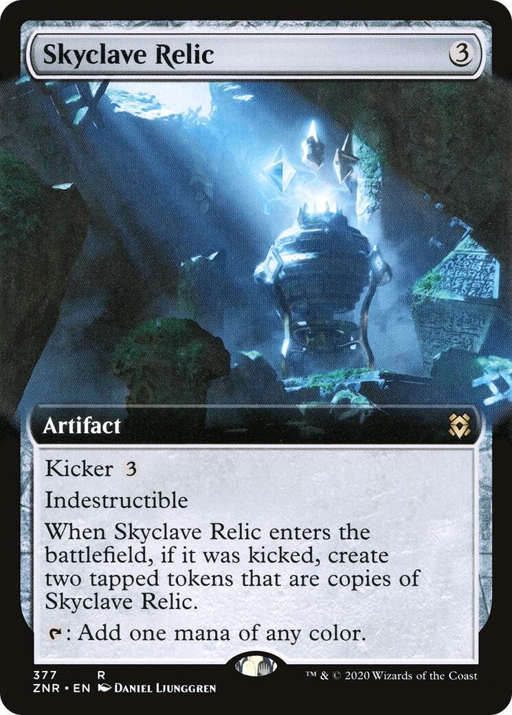 Skyclave Relic (Extended Art) #377 (NM) Zendikar Rising (ZNR) MTG