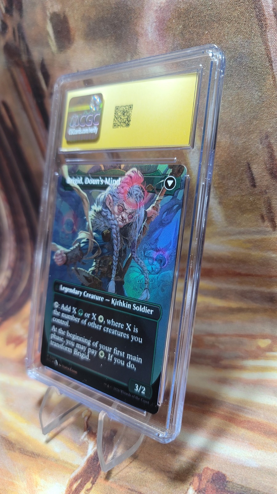 MTG Brigid, Clachan’s Heart/Brigid, Doun’s Mind Foil ECL CGC Pristine10 Pop 1 🔥