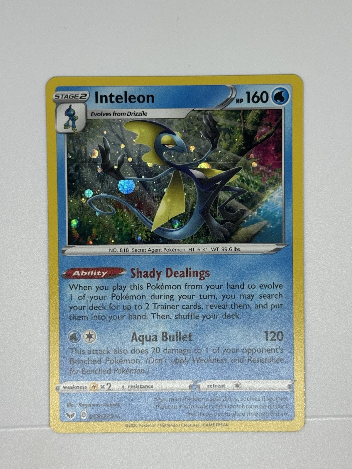 Inteleon – (Cosmos Holo) 058/202 Miscellaneous Cards & Products Holo