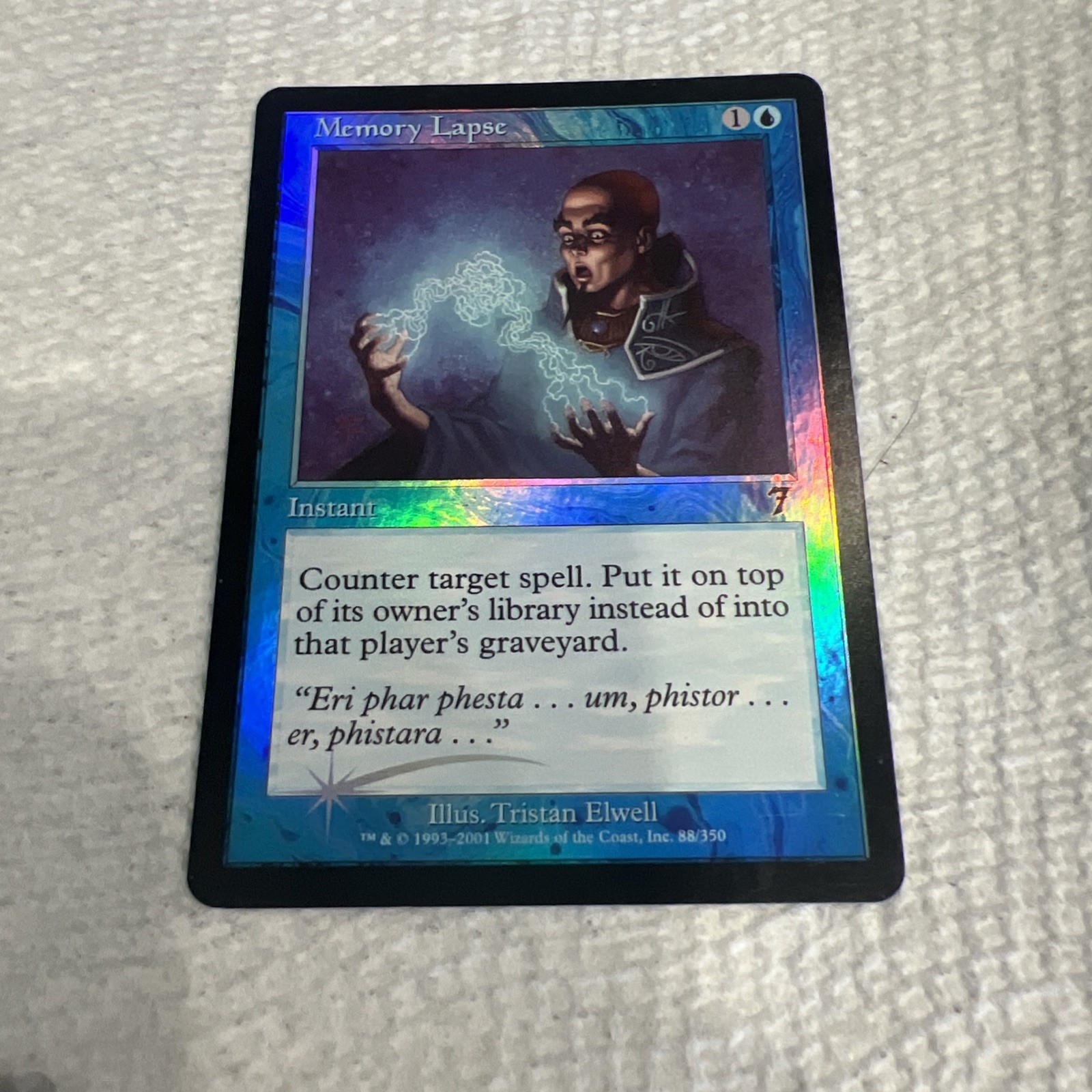 Magic: The Gathering Memory Lapse 7th Ed Foil English #88/350