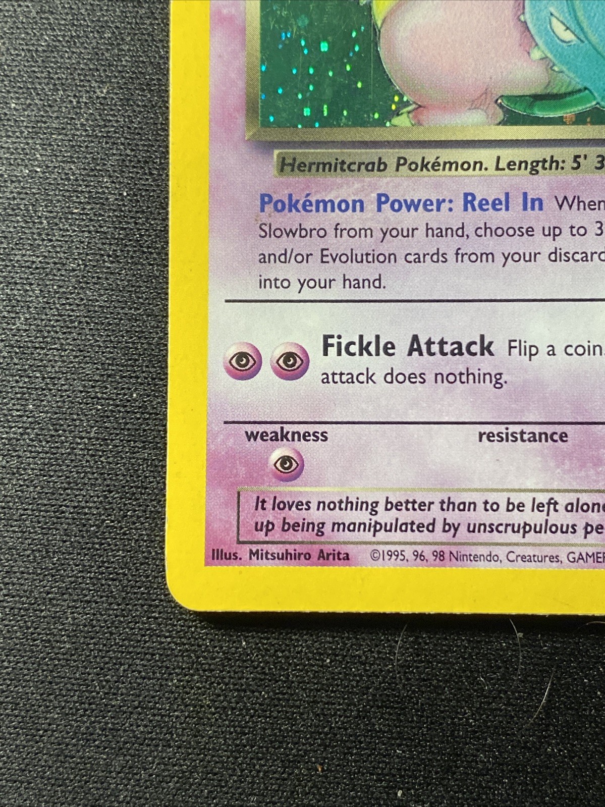 Dark Slowbro 12/82 Pokémon TCG Team Rocket Unlimited Holo Rare Vintage 2000 WOTC
