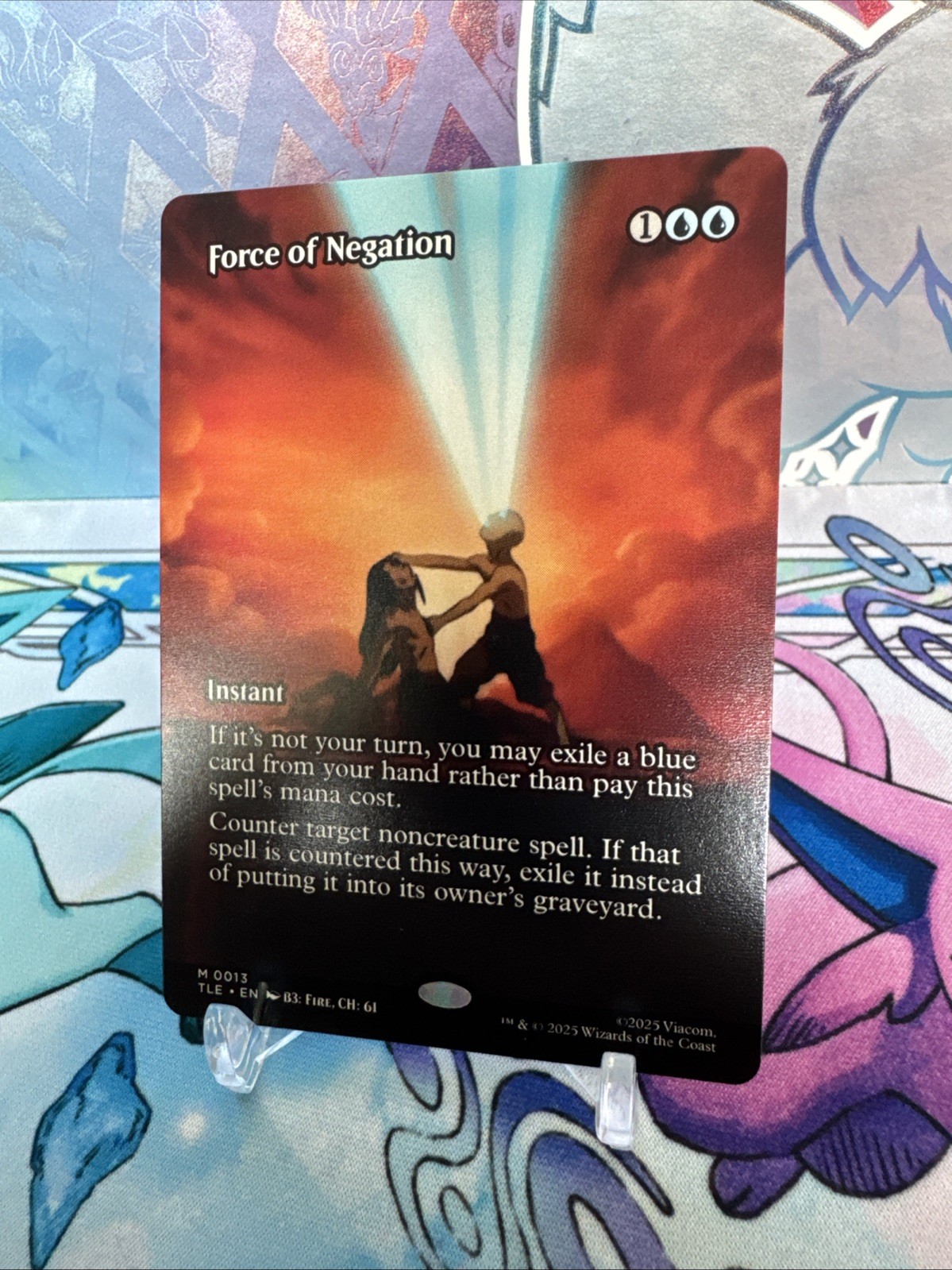 BORDERLESS Force of Negation MTG Avatar 0013