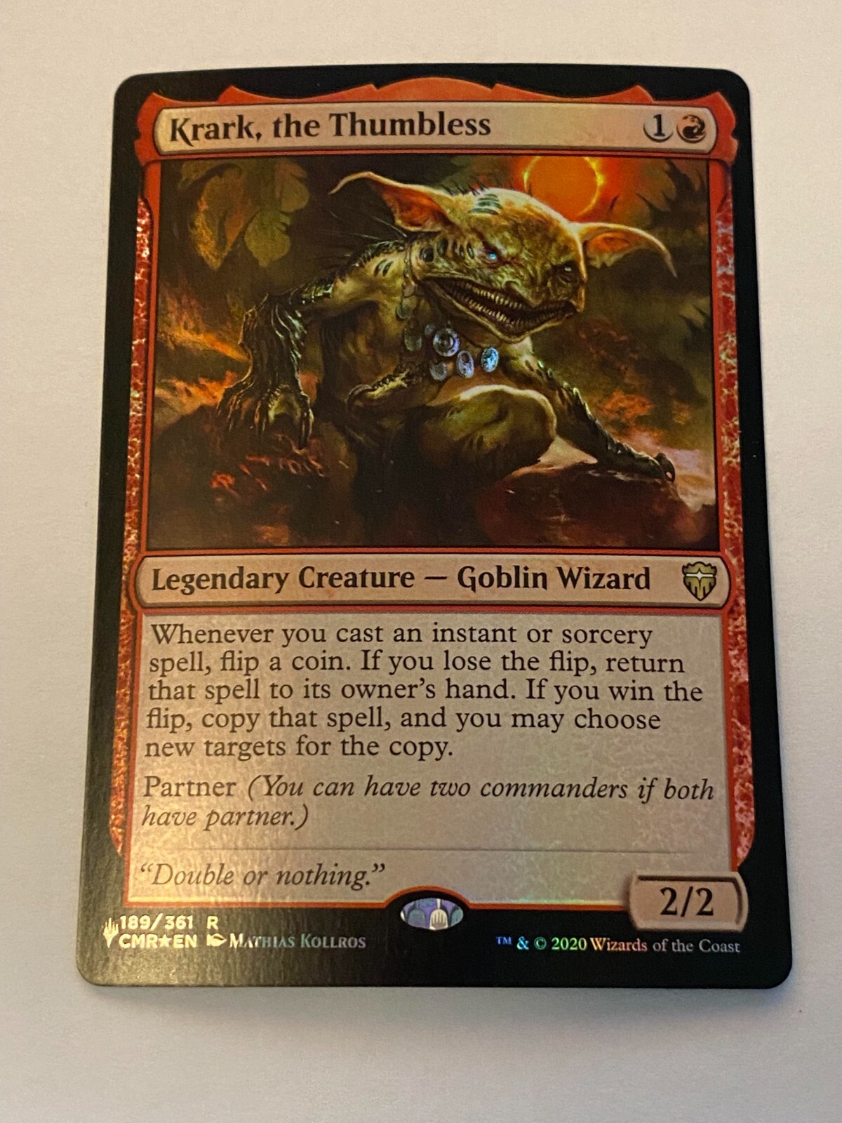Krark, the Thumbless – The List Reprints (LIST) MTG FOIL 189