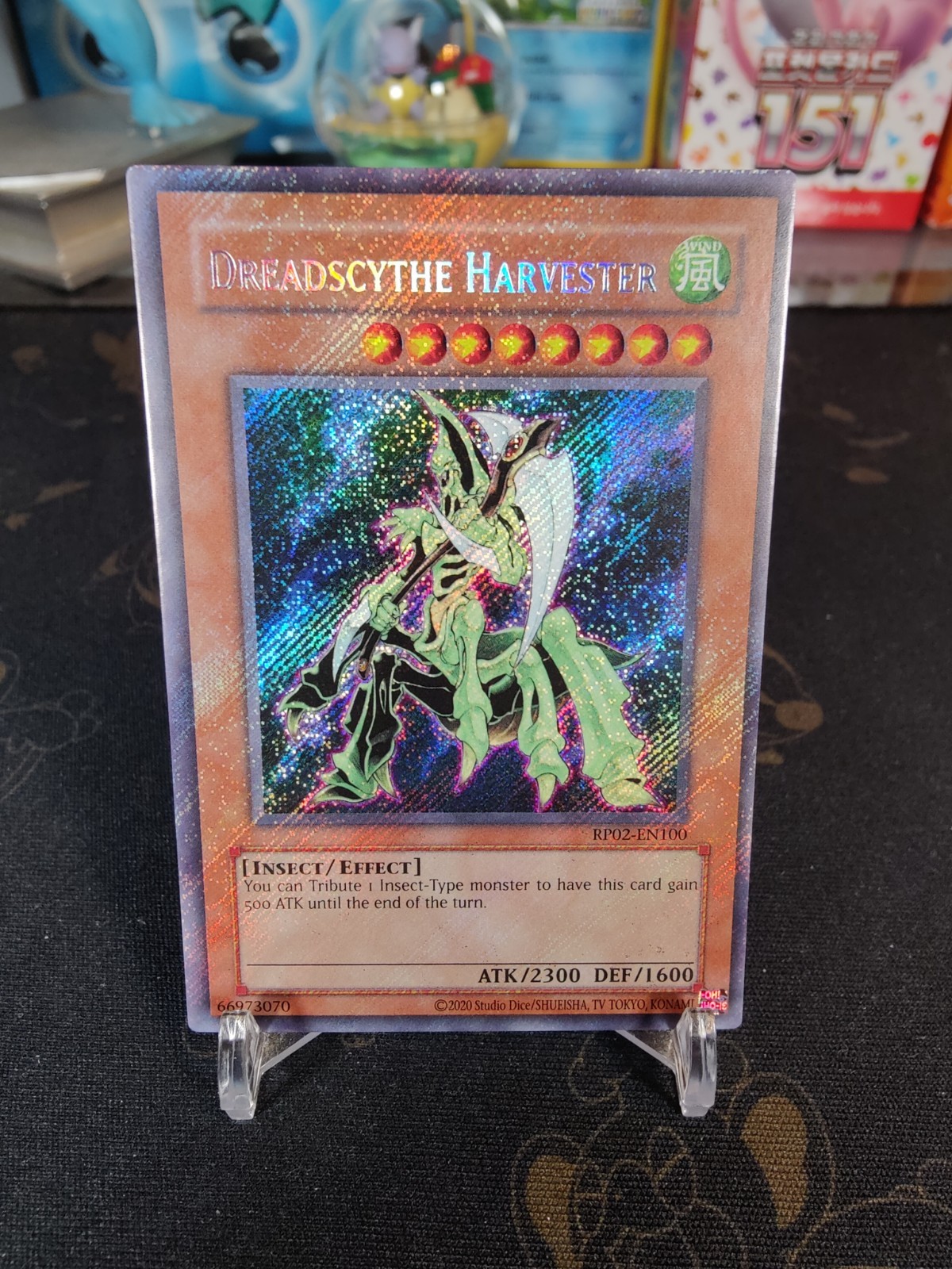 Yugioh Dreadscythe Harvester RP02-EN100 Secret Rare Unlimited NM