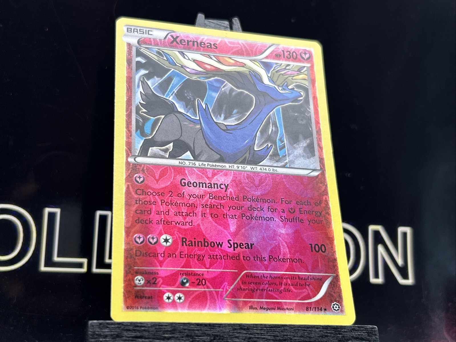 XERNEAS 81/114 XY STEAM SIEGE POKEMON (REVERSE HOLO, LP)