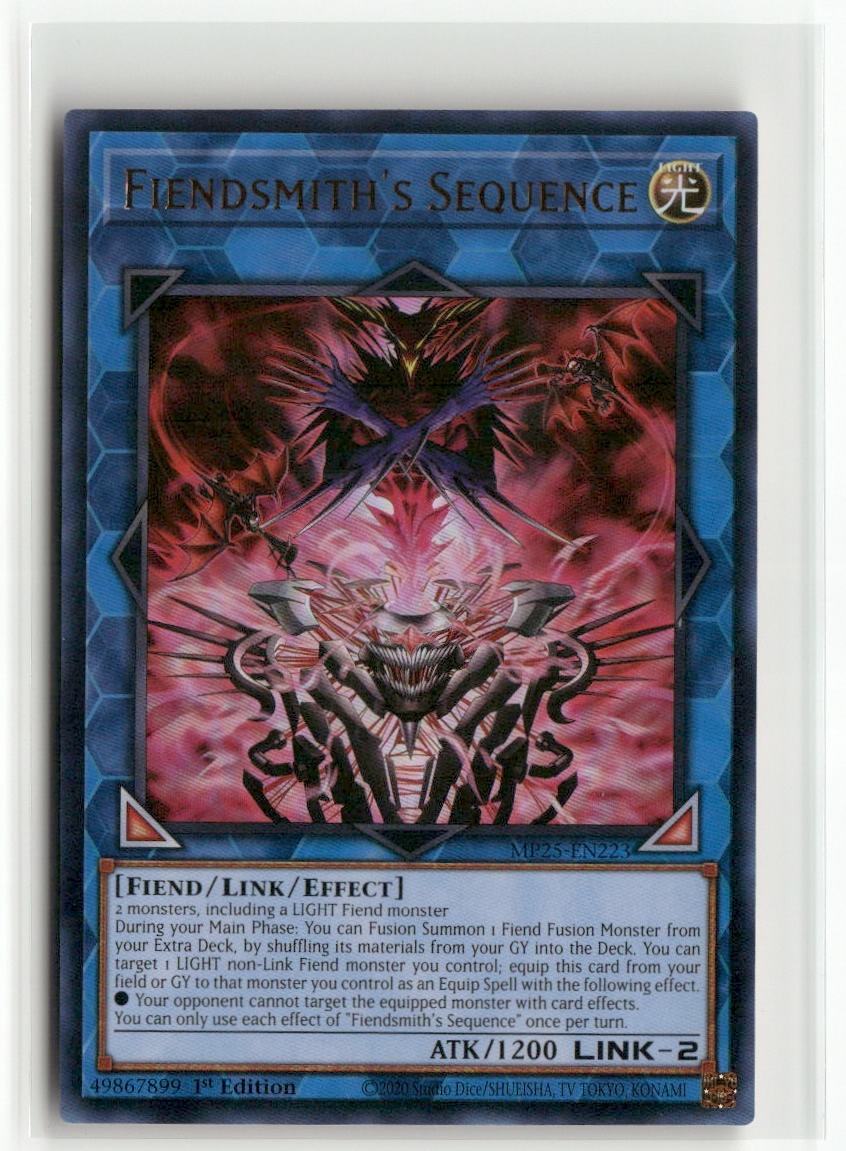 Yugioh Fiendsmith’s Sequence MP25-EN223 Ultra Rare 1st Ed NM